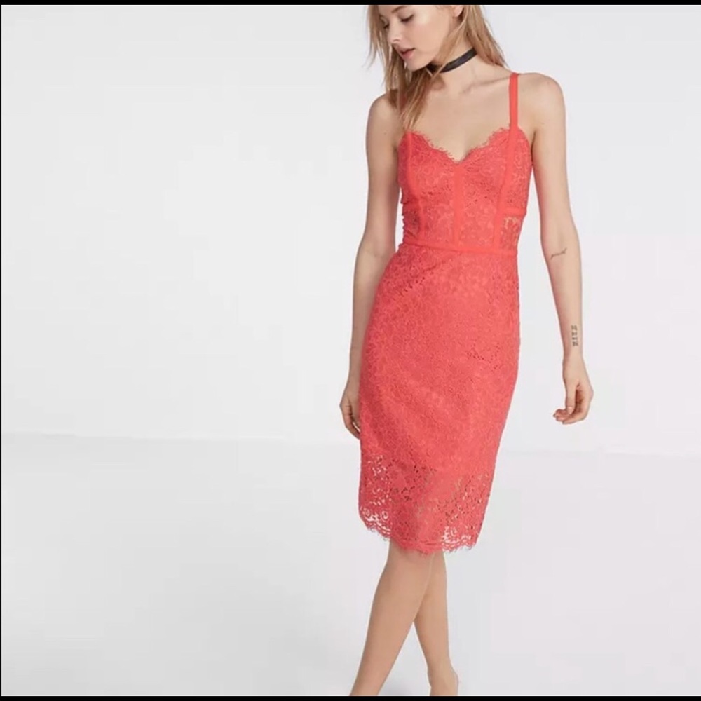 Express lace dress
